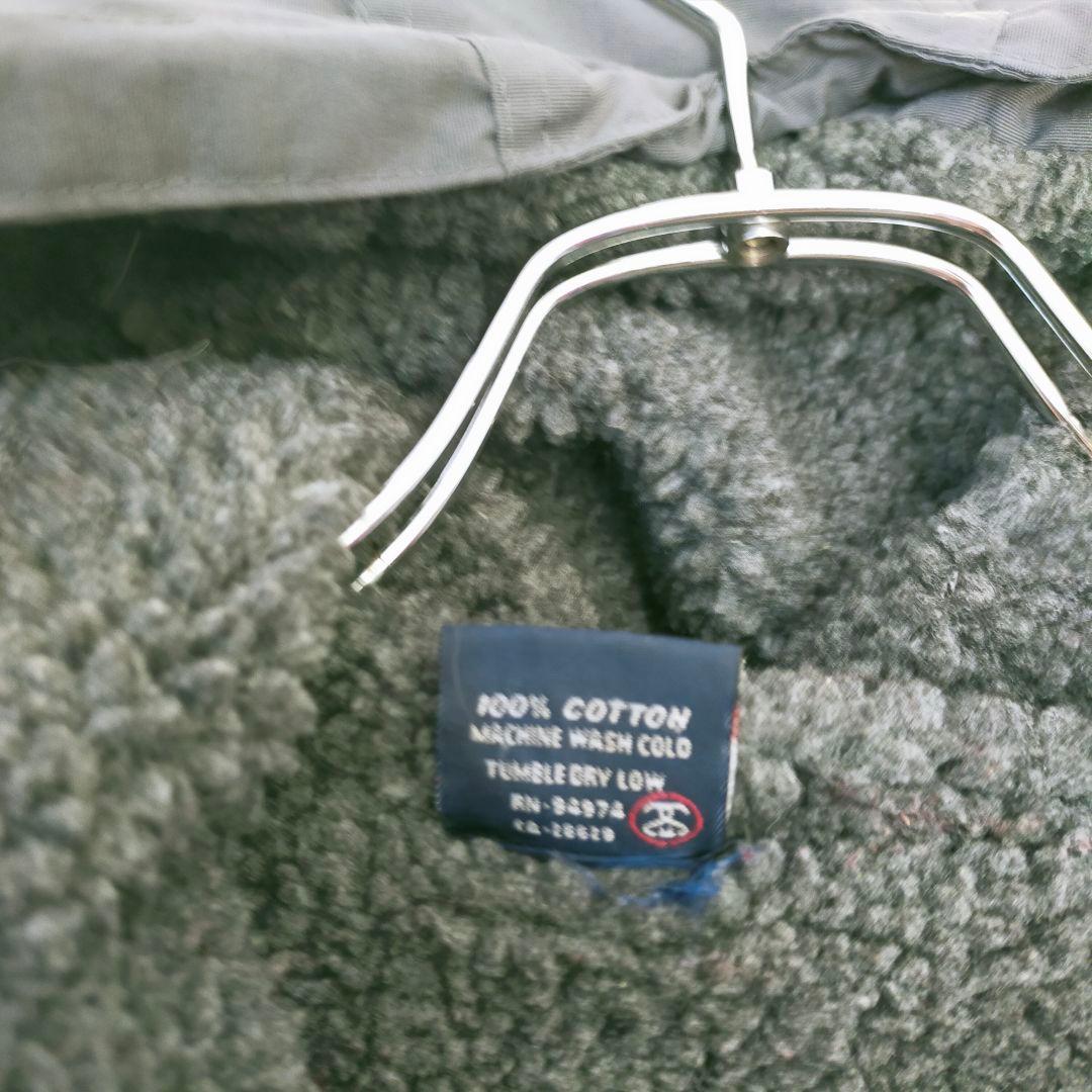old stussy ステューシー フード付き ナイロンジャケット ボア 紺タグ
