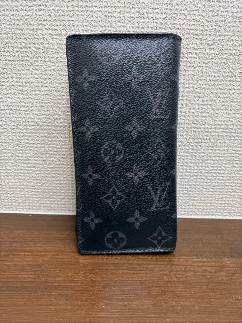 LOUIS VUITTON エクリプス ポルトフォイユブラザ　イニシャル入り