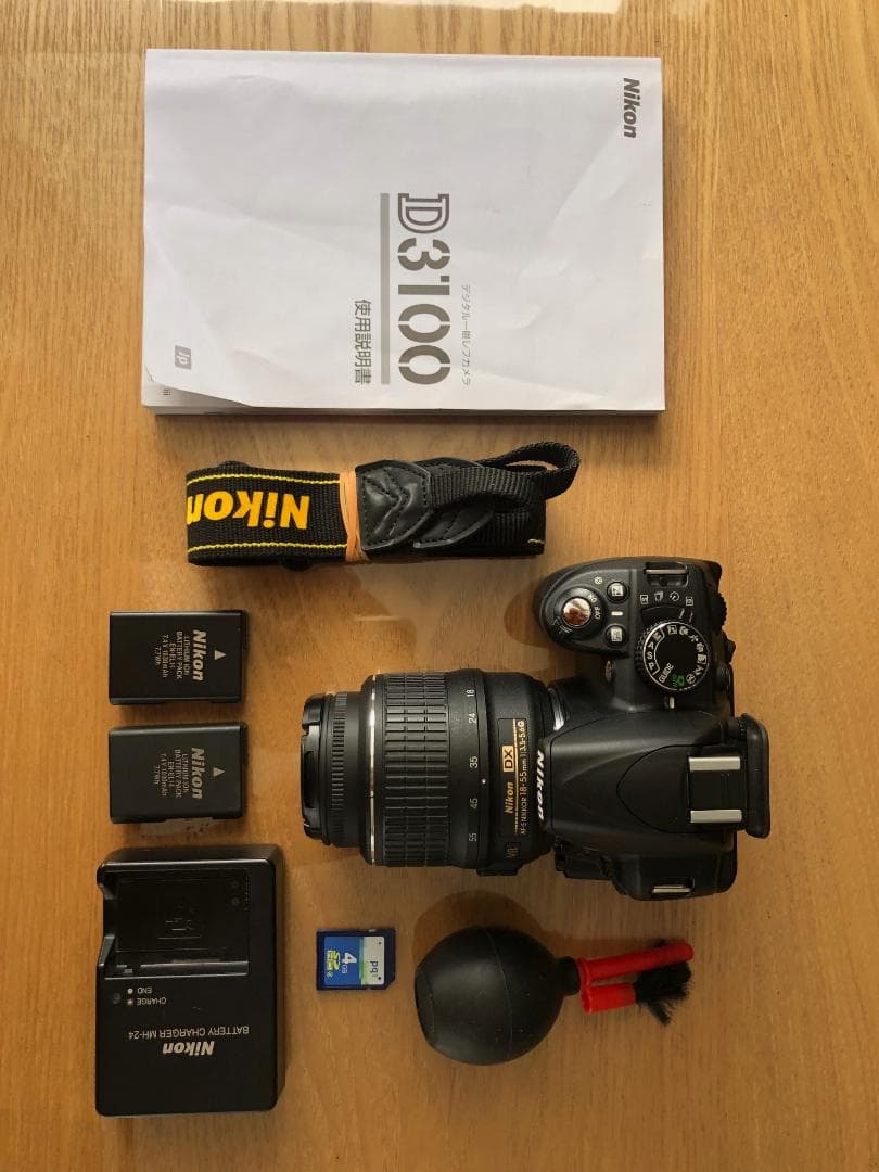 Nikon D3100 レンズキット　シャッタ－3094枚