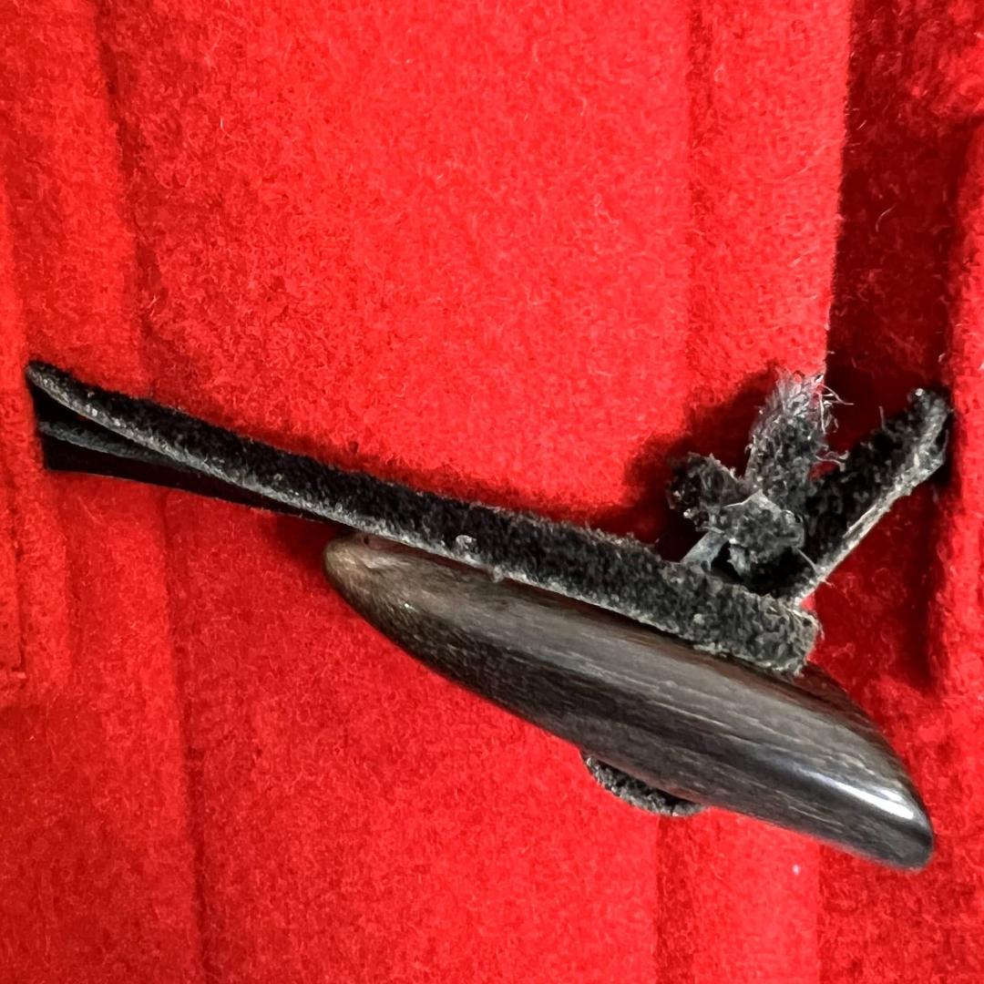 【BURBERRY BLUE LABEL】赤系 ダッフルコート レディース 40