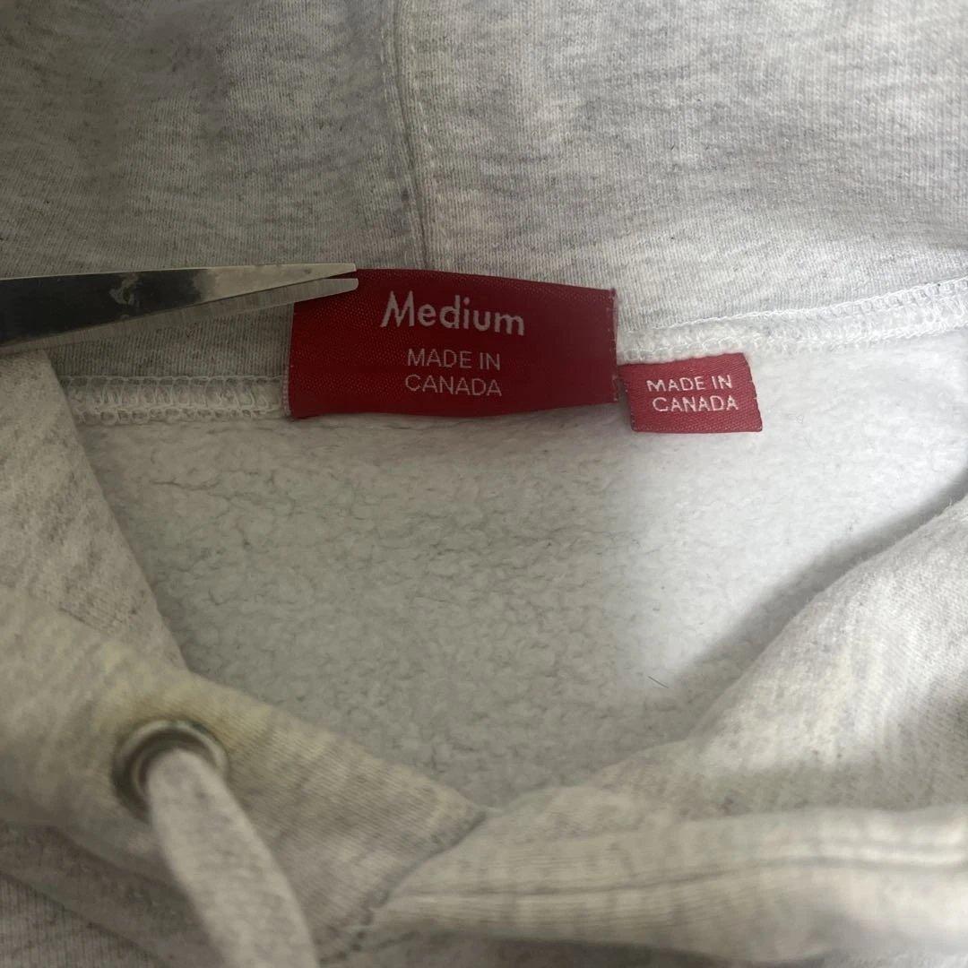 Supreme グレー パーカー