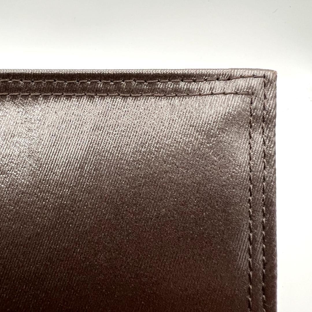 未使用 ポーター☆メンズ ジッピーウォレット 長財布 ナイロン加工 濃茶 日本製