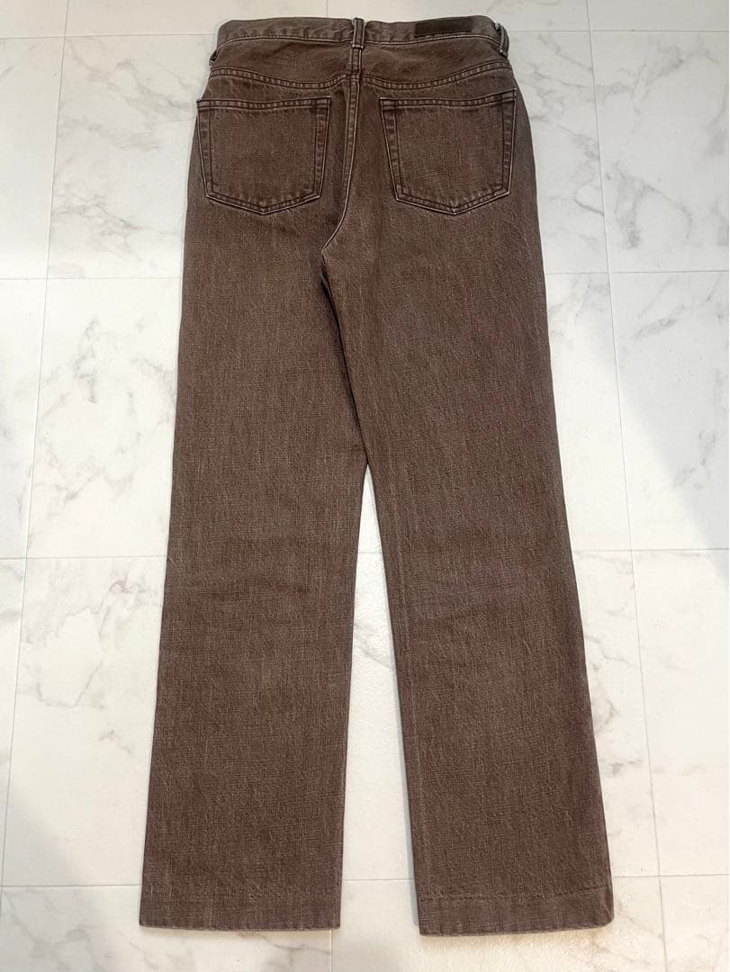 THE SHISHIKUI BASIC JEANS BROWN ブラウン 23