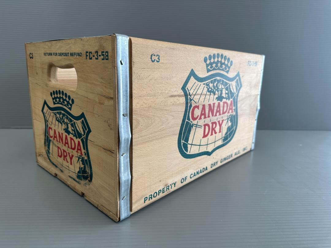  DRY　ヴィンテージ木箱　ウッドボックス