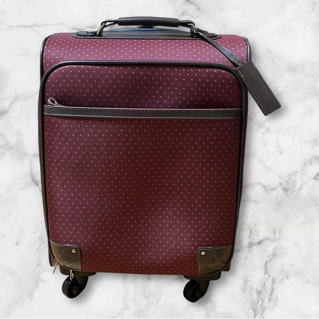 【未使用品】エース PUJOLSキャリーケース 機内持込 鍵付き ドット柄