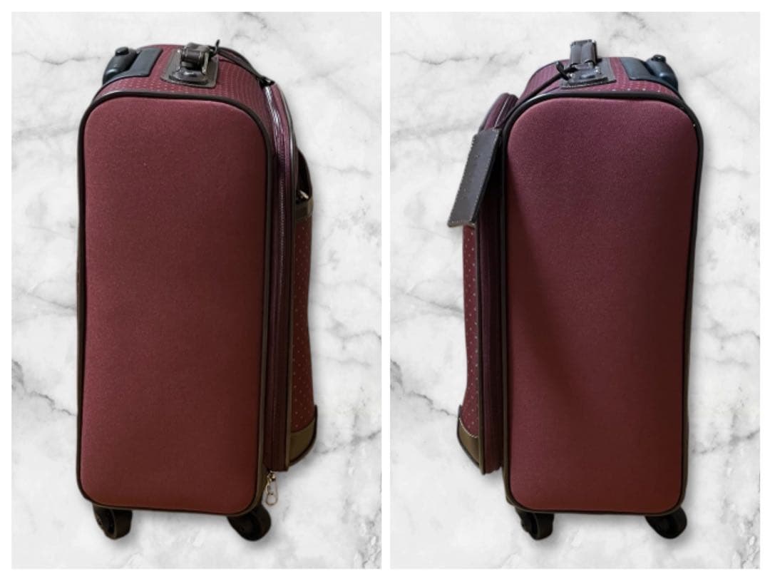 【未使用品】エース PUJOLSキャリーケース 機内持込 鍵付き ドット柄