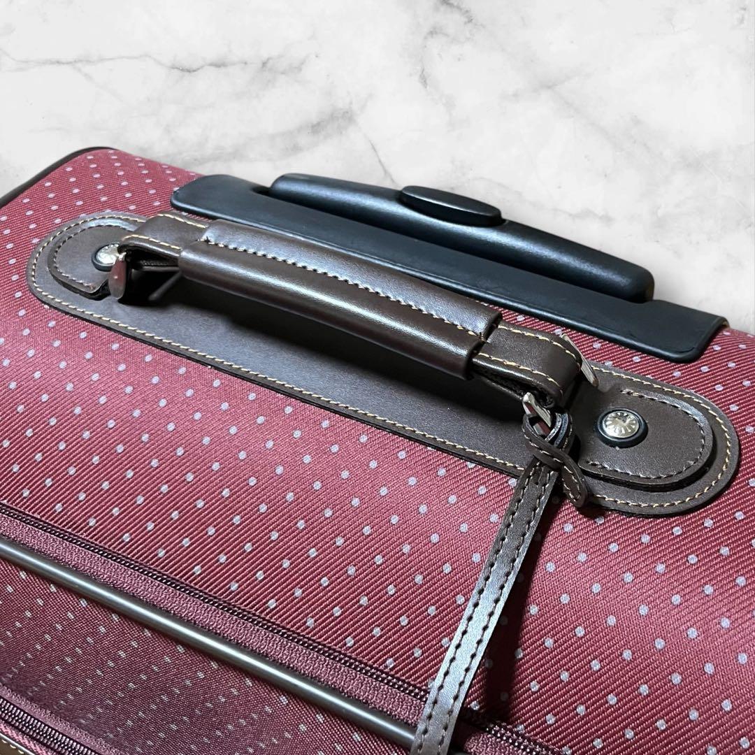 【未使用品】エース PUJOLSキャリーケース 機内持込 鍵付き ドット柄