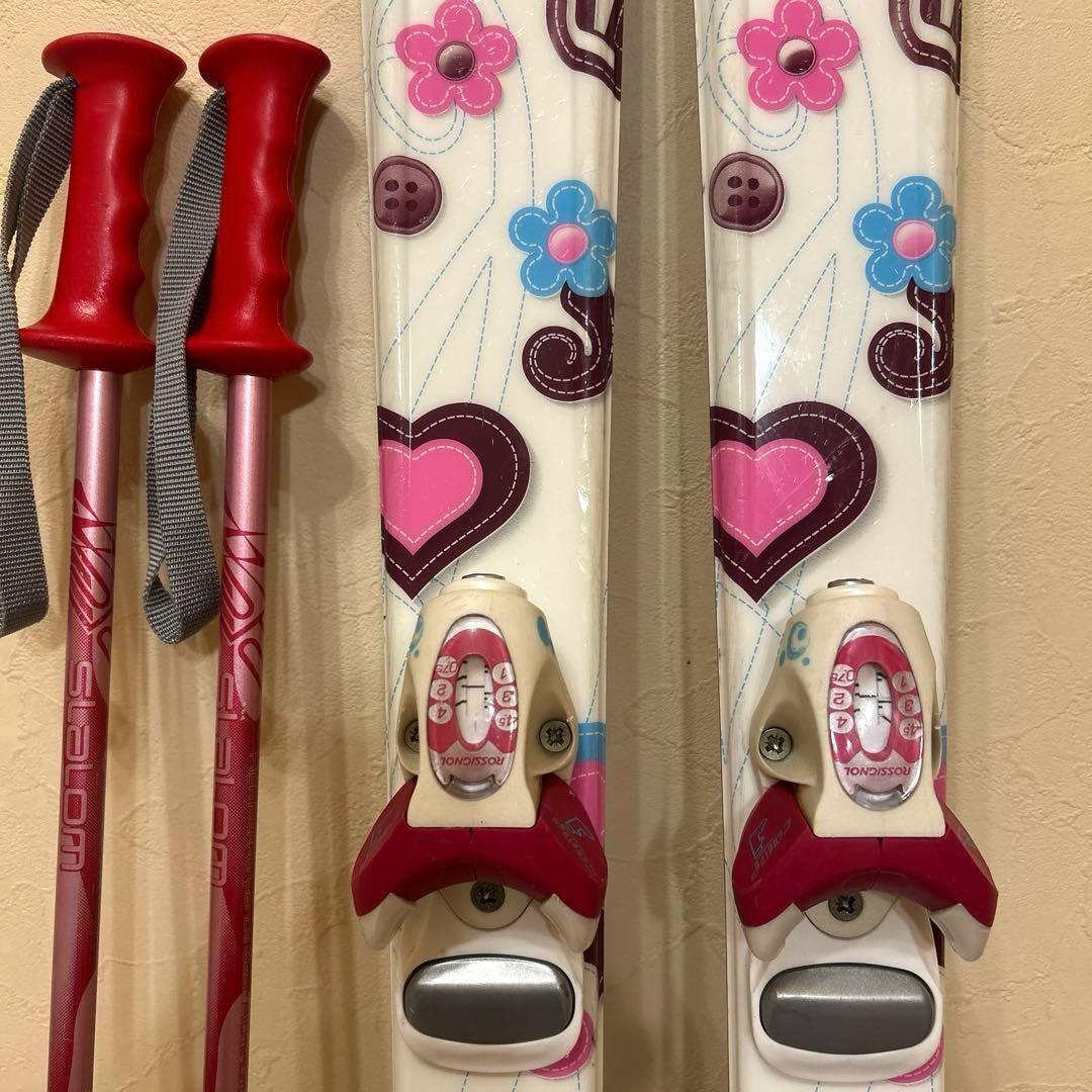 ◾️カービングスキーセット　スキー板130㎝　ブーツ22.5㎝　子供用　ジュニア用