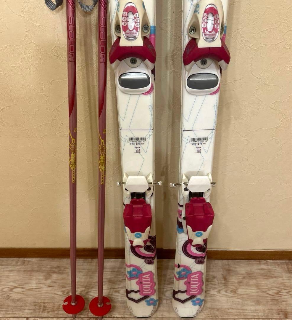 ◾️カービングスキーセット　スキー板130㎝　ブーツ22.5㎝　子供用　ジュニア用