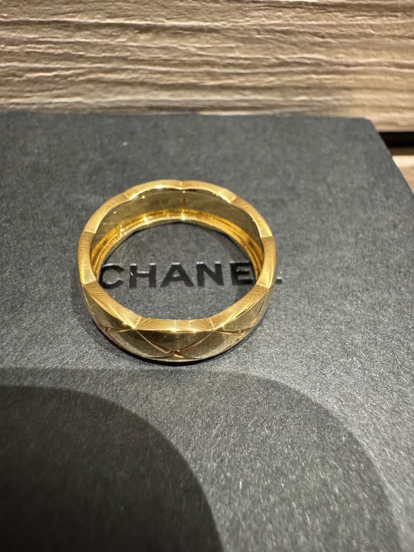 CHANEL ココクラッシュリング　ミディアム　YG #56