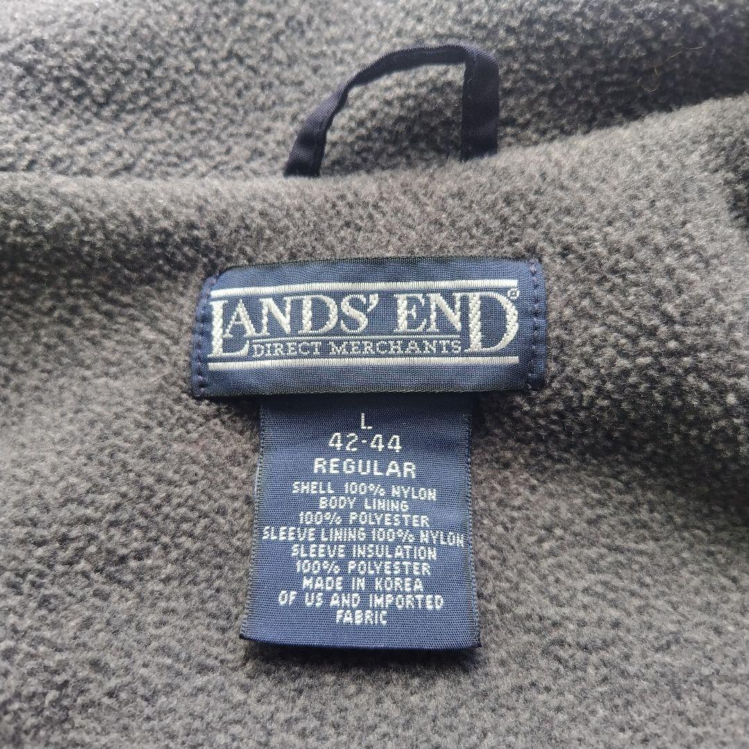 美品 LAND'S END スコール ジャケット ネイビー L 90s 短丈