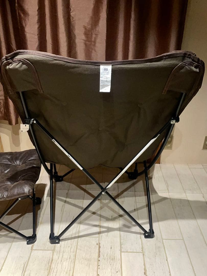 ニトリ 洗える＆はっ水 バタフライチェア 折りたたみスツール 2点セット