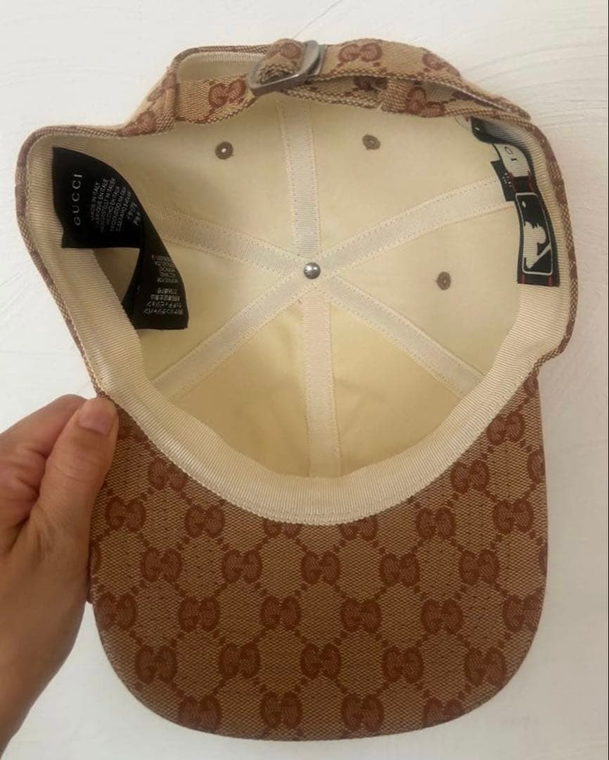 kazjbk 新品 GUCCI グッチ NYYキャップ おしゃれ