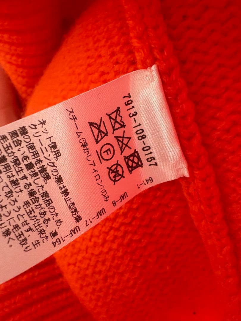 BLAMINK ブラミンク ウールカシミヤ5Gクルーネック ニット