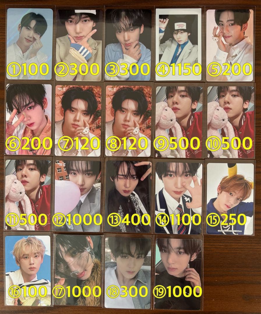 ユジン ハンユジン ハン・ユジン トレカ まとめ売り ばら売り可