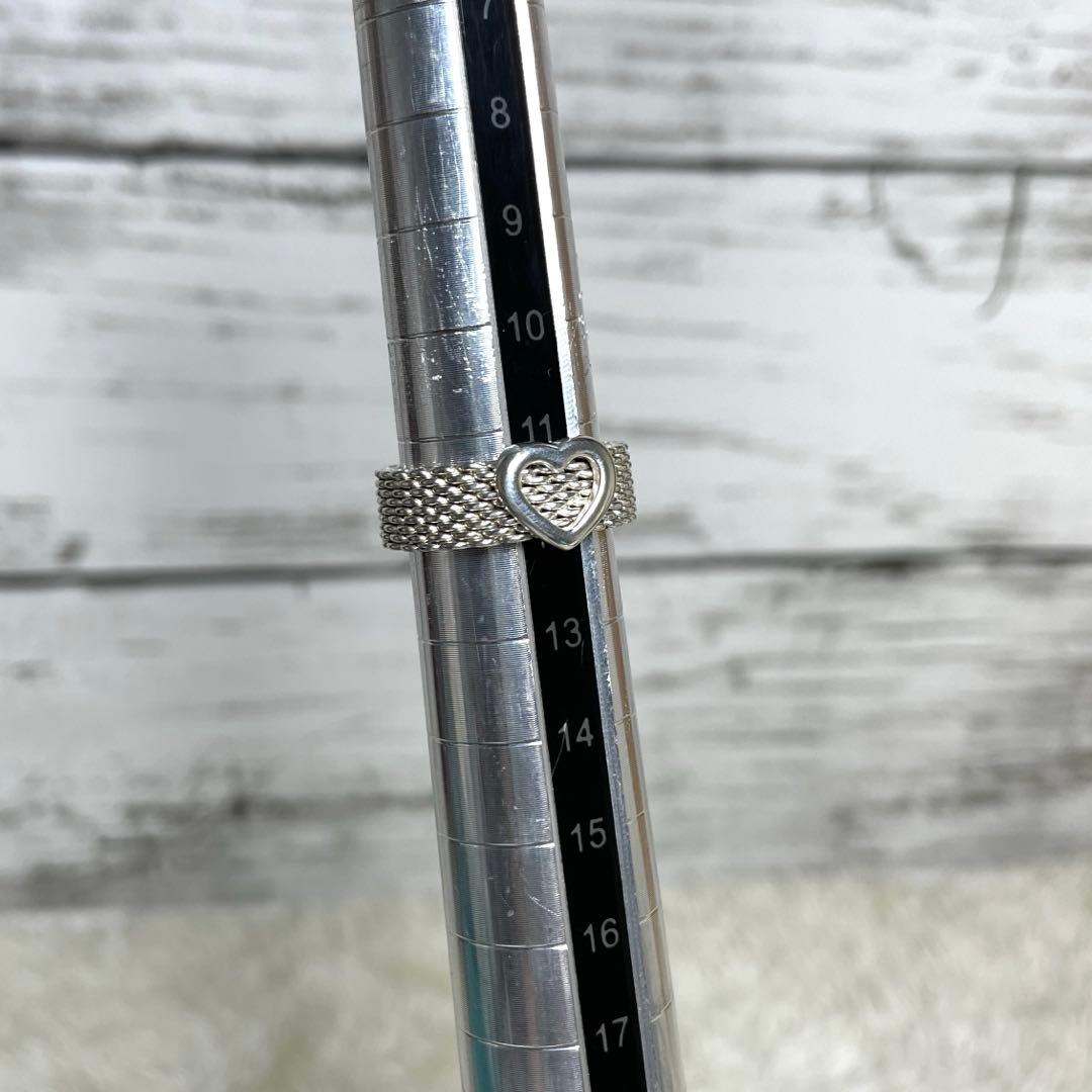 ティファニー　サマセットハートリング　12号　箱、巾着袋セット