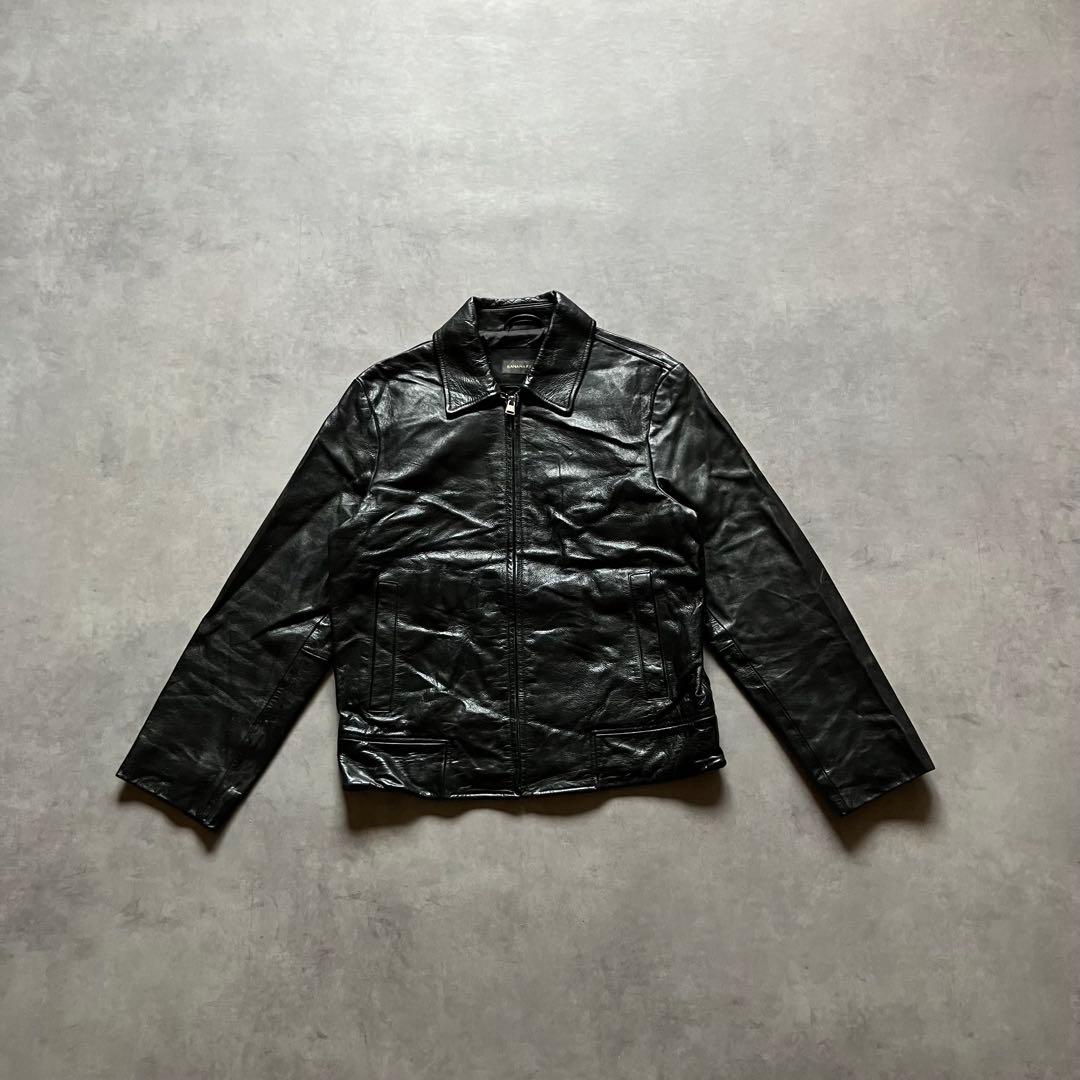 ジャケット・アウター 90s banana republic leather jacket y2k