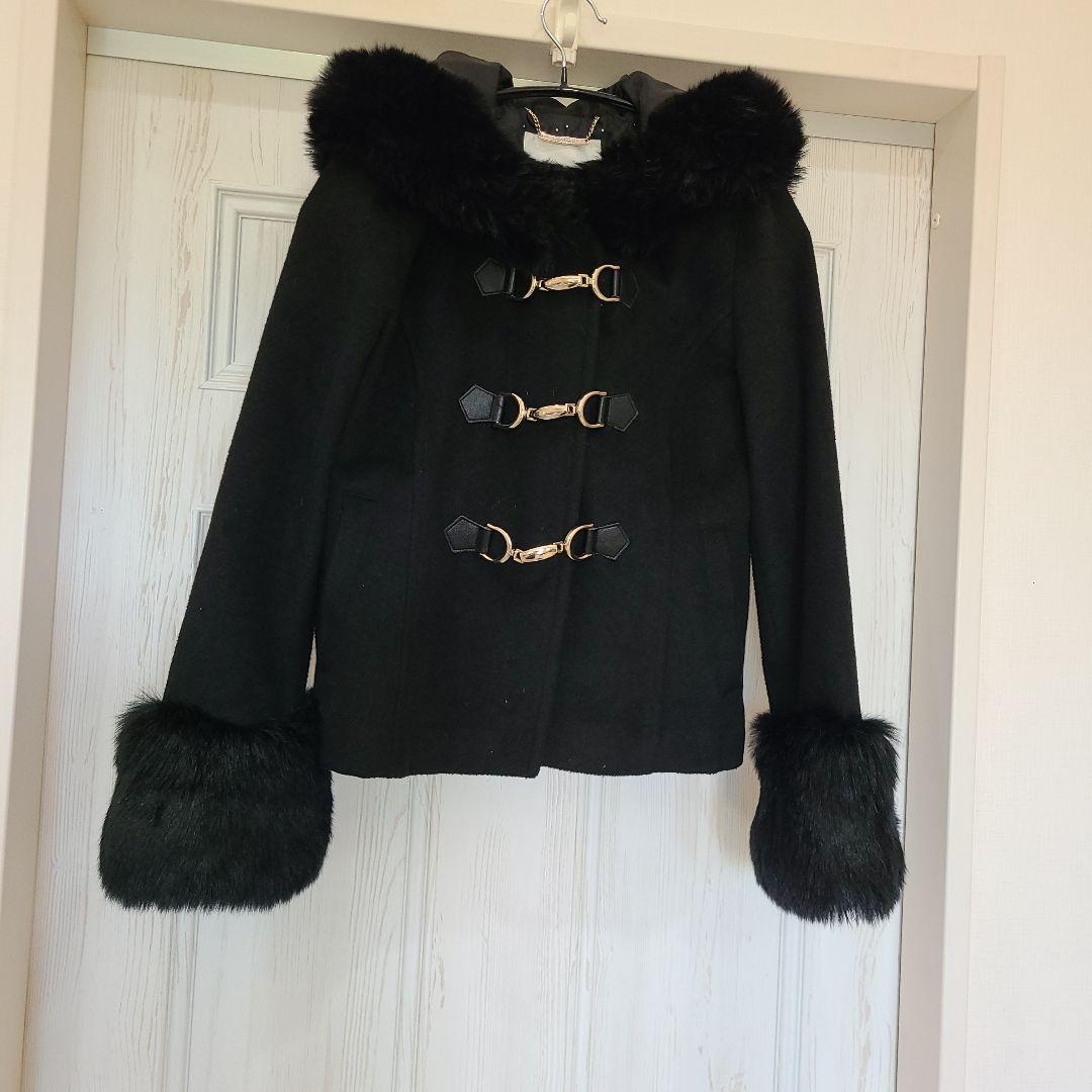 ★CECIL McBEEファーコートショート丈