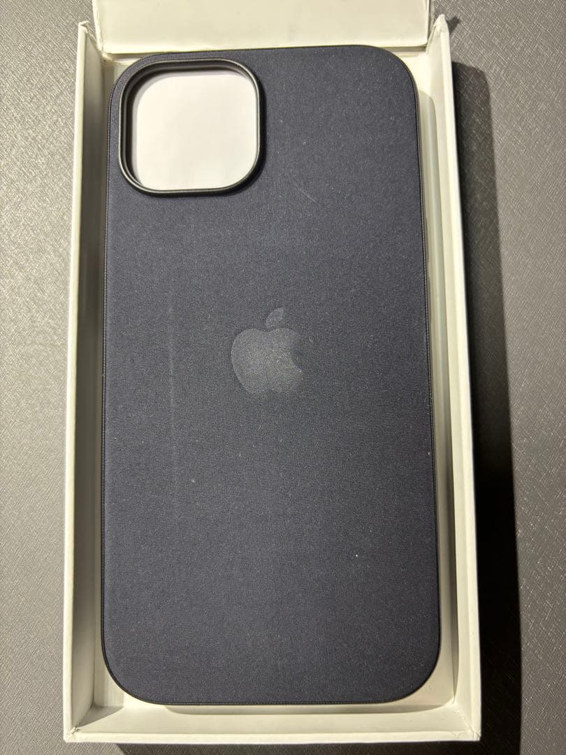 【未使用】純正 iPhone 15ファインウーブンケース ブラック