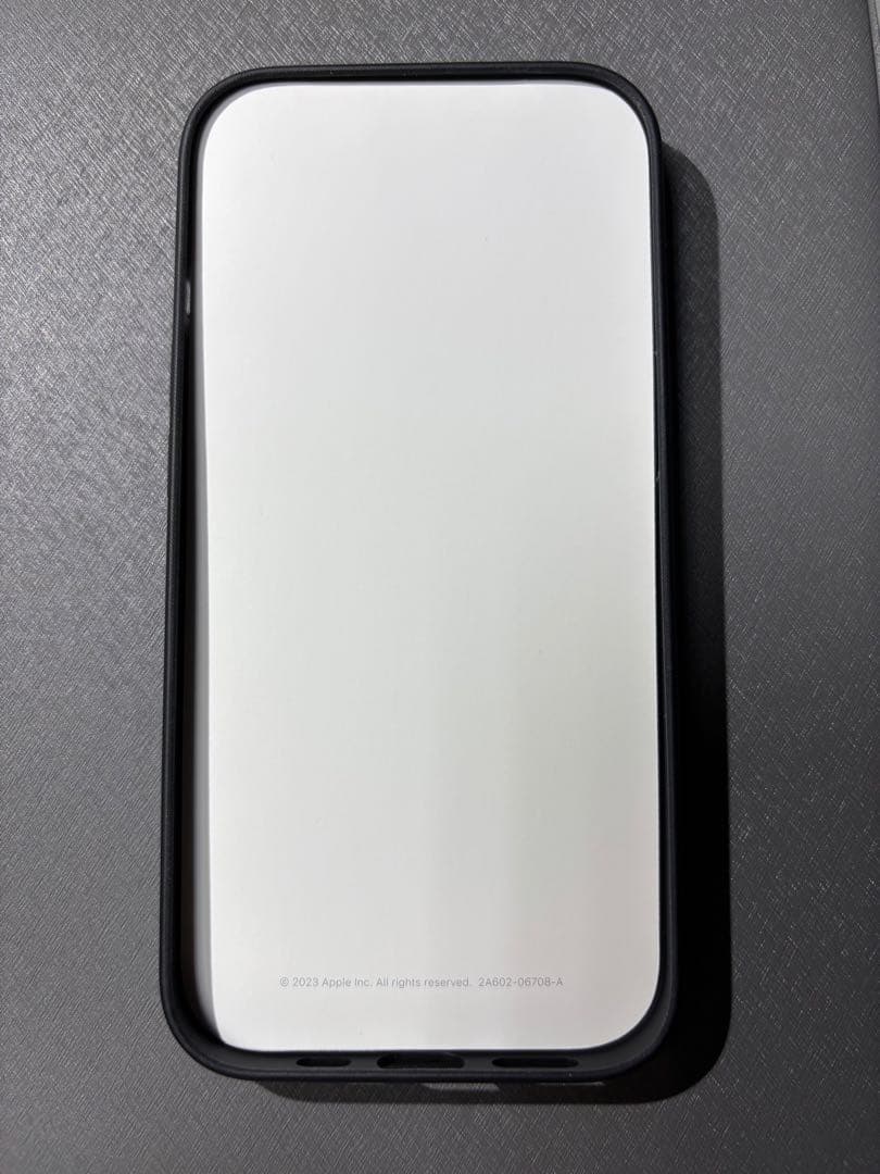 【未使用】純正 iPhone 15ファインウーブンケース ブラック