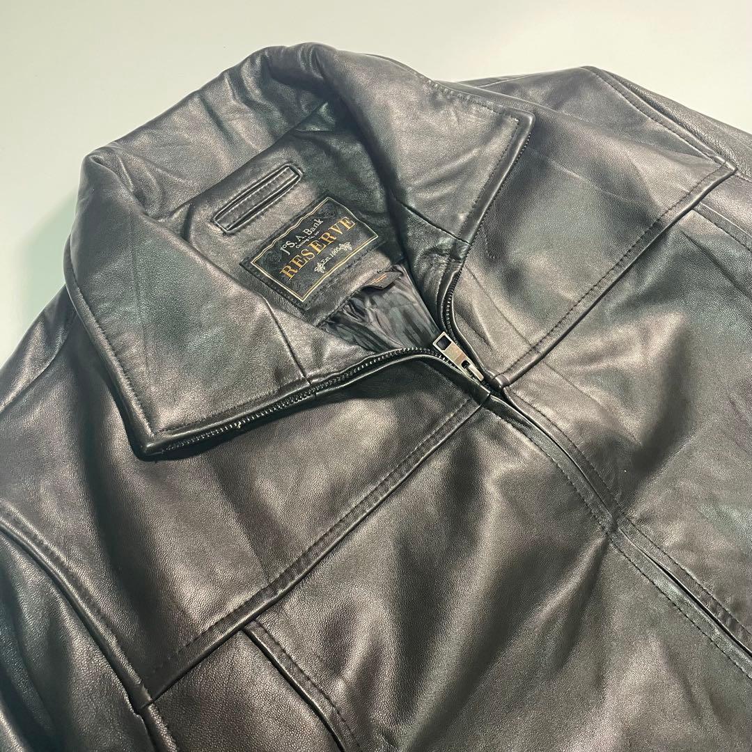無*事様 Jos. A. Bank Reserve Leather Jacket