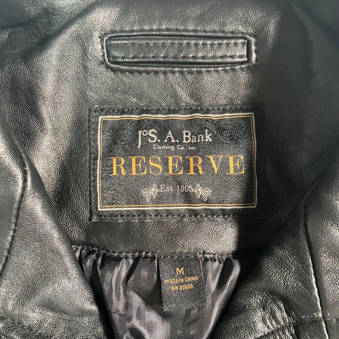 無*事様 Jos. A. Bank Reserve Leather Jacket
