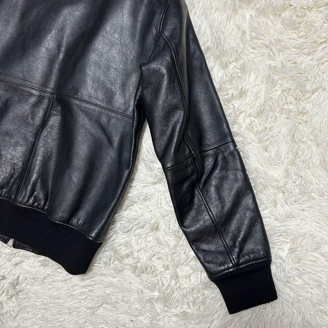 beauty &youth レザージャケット　牛革　ブラック　S
