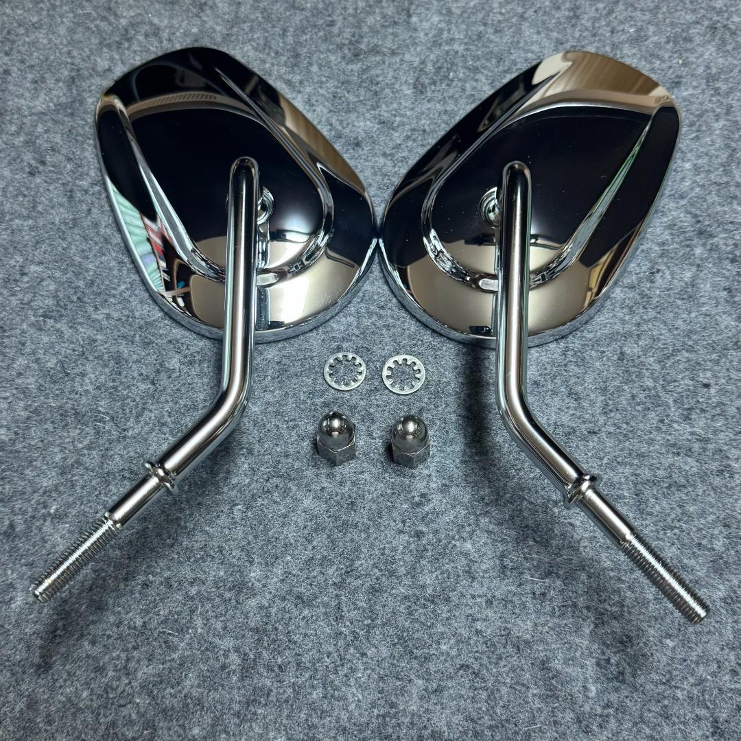 ハーレー2023年ブレイクアウト 純正ミラー（クローム）