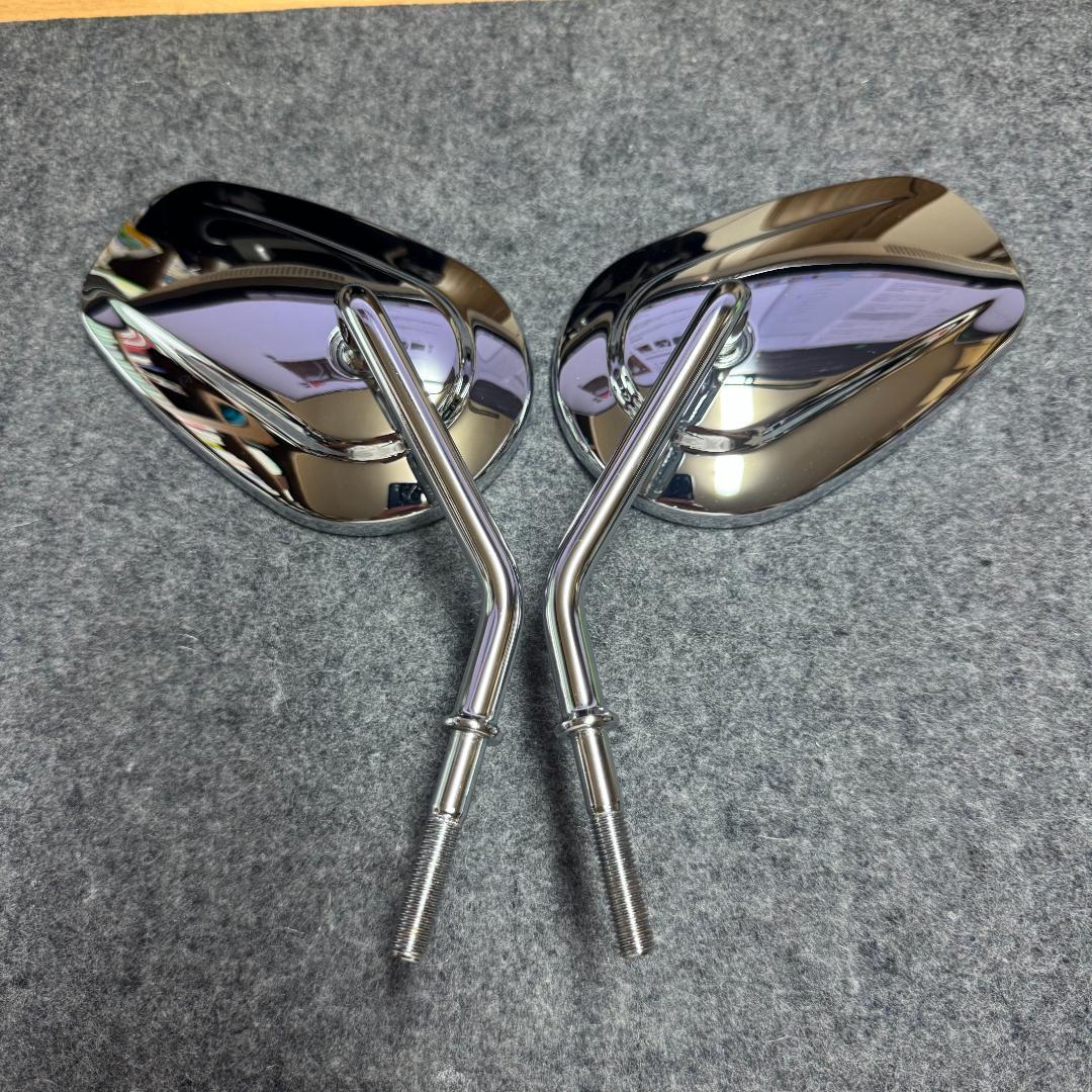 ハーレー2023年ブレイクアウト 純正ミラー（クローム）