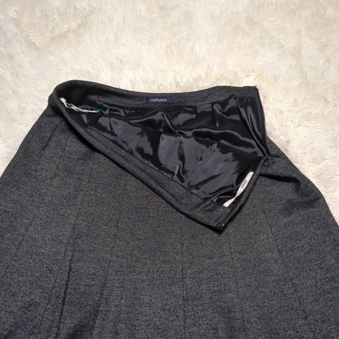 専用【美品 大きいサイズ】ニューヨーカー スーツ ノーカラージャケット ウール