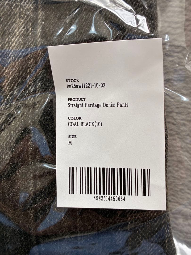 LIDNM Straight Heritage Denim Pants Mサイズ
