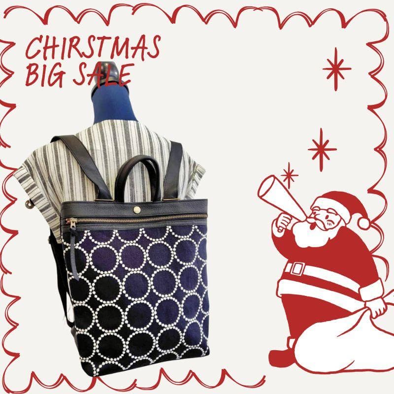 【専用】/2025tambourineタンバリンネイビー×白/牛革A4トー