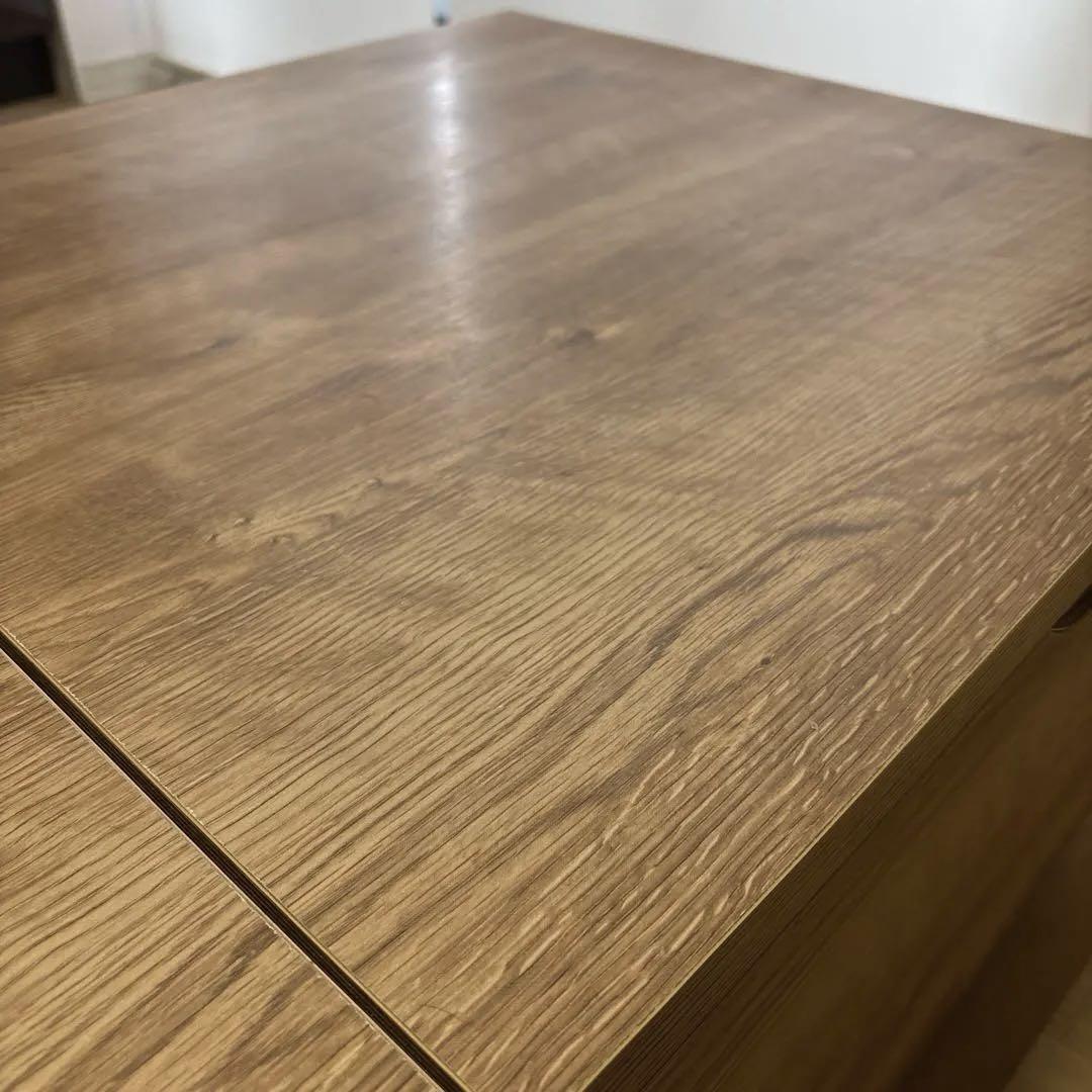 LOWYA ローテーブル リビングテーブル 昇降式