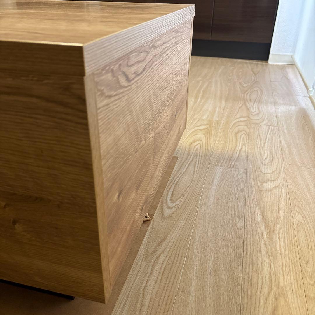 LOWYA ローテーブル リビングテーブル 昇降式