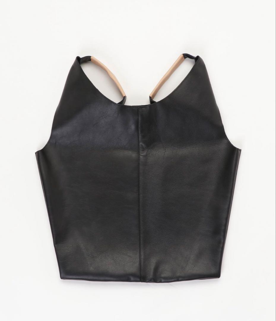 【希少】【united tokyo】カーフレザートート ブラック