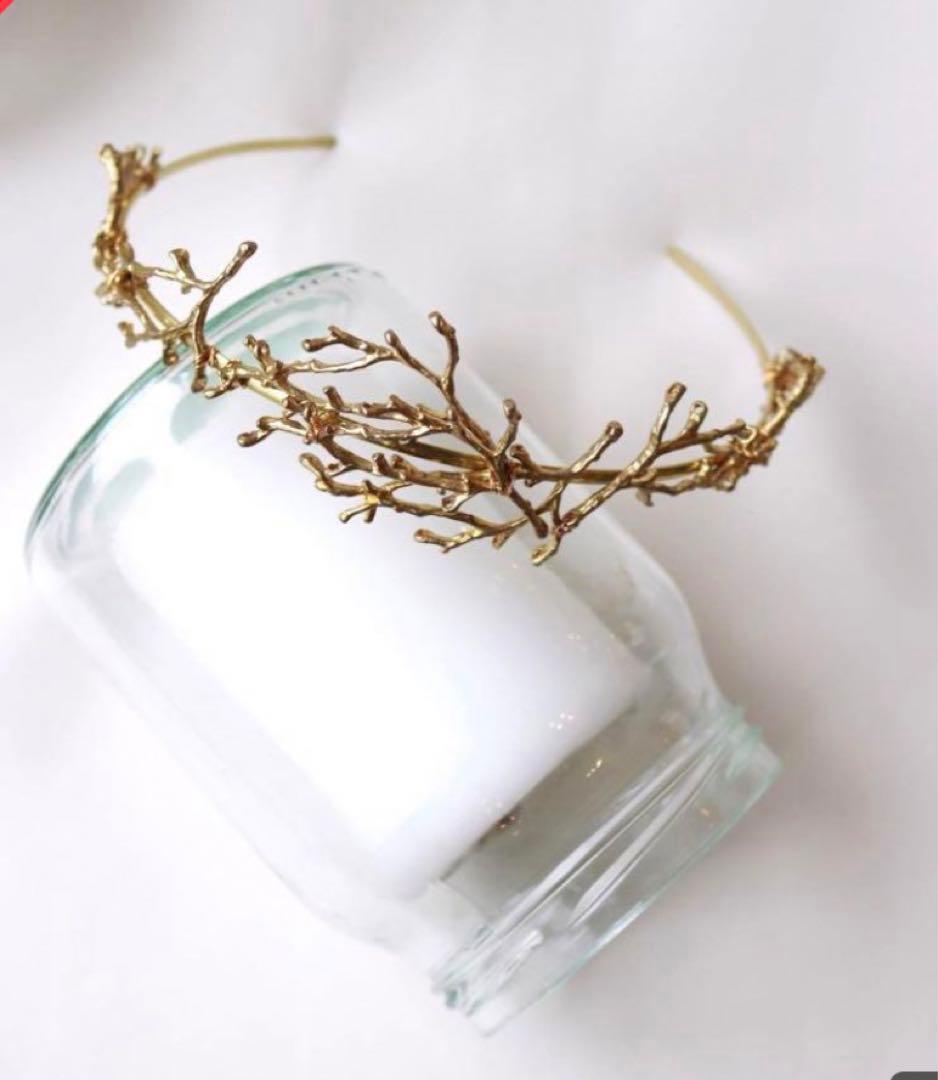 【美品】u.couture　アーバンブランシュ　ウェディング　小枝クラウン