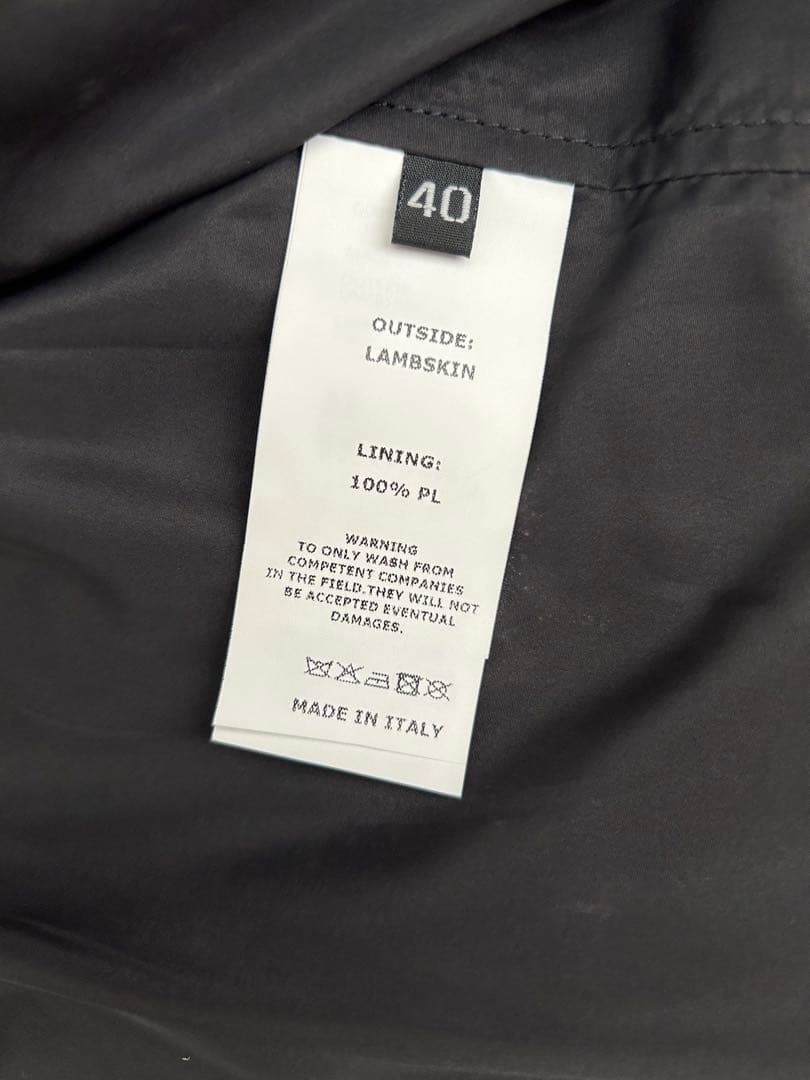 エンメティ　レザージャケット