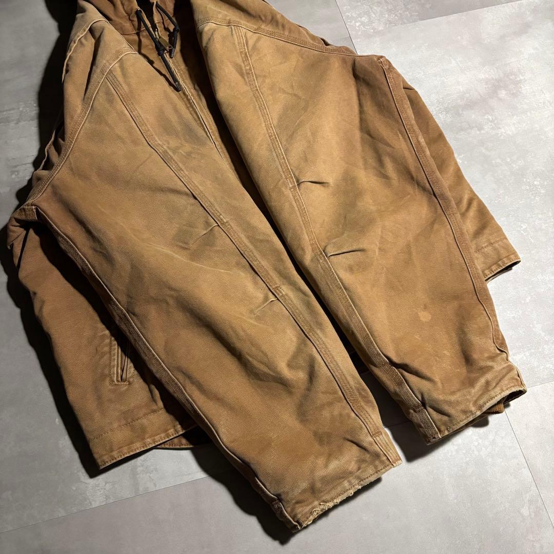 貴重size カーハート carhartt デトロイトジャケット　シエラ　茶色