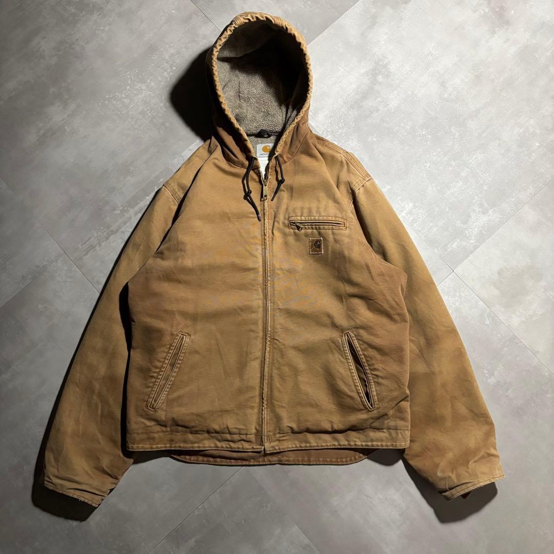 貴重size カーハート carhartt デトロイトジャケット　シエラ　茶色
