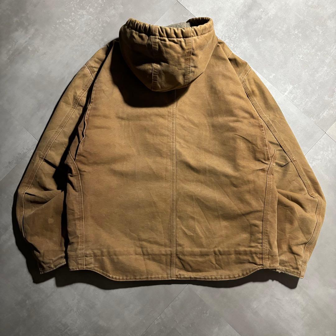 貴重size カーハート carhartt デトロイトジャケット　シエラ　茶色