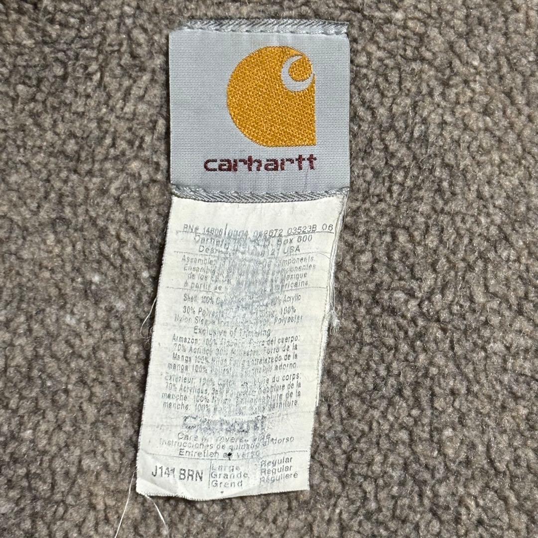 貴重size カーハート carhartt デトロイトジャケット　シエラ　茶色