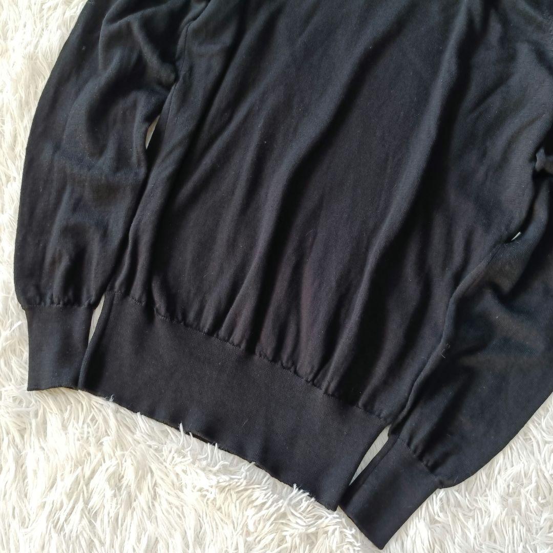 美品♪ジョンスメドレー 英国製 メリノウール100% タートルネックニット M