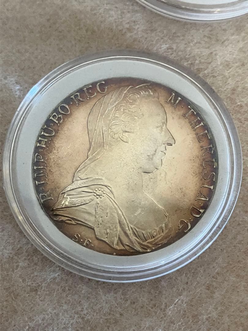 値下げ マリア・テレジア ターラー銀貨 アンティーク 5枚 銀価格高騰中