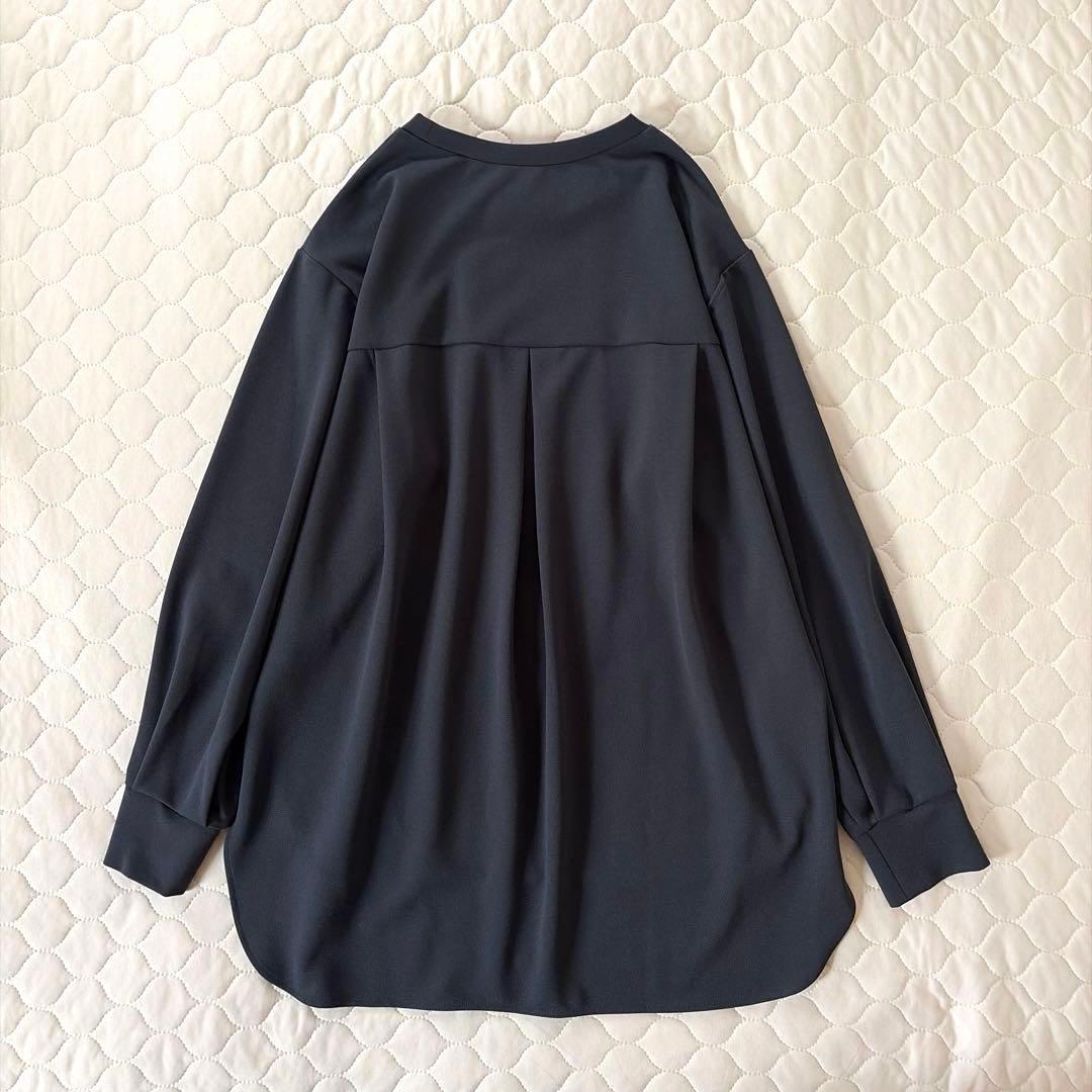 【美品】BEARDSLEY Tブラウス FREEサイズ ダークグレー