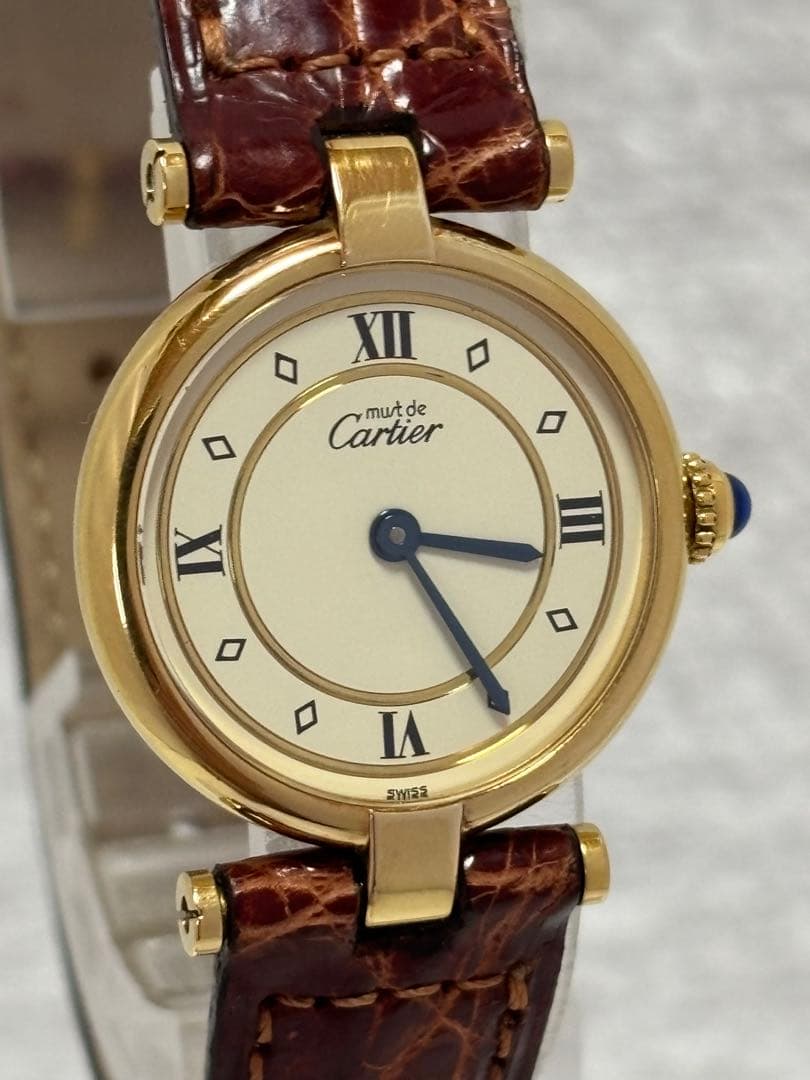 【美品】カルティエ マストヴァンドーム SM クォーツ【1851】稼働品 付属有