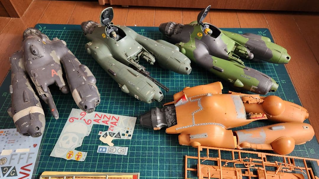 ジャンク）ハセガワ 1/20 Ma.K. ファルケ、グリフォン等