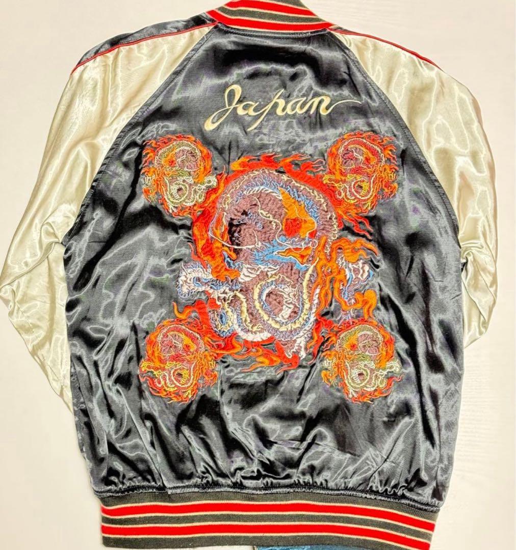 刺繍ドラゴン スカジャン