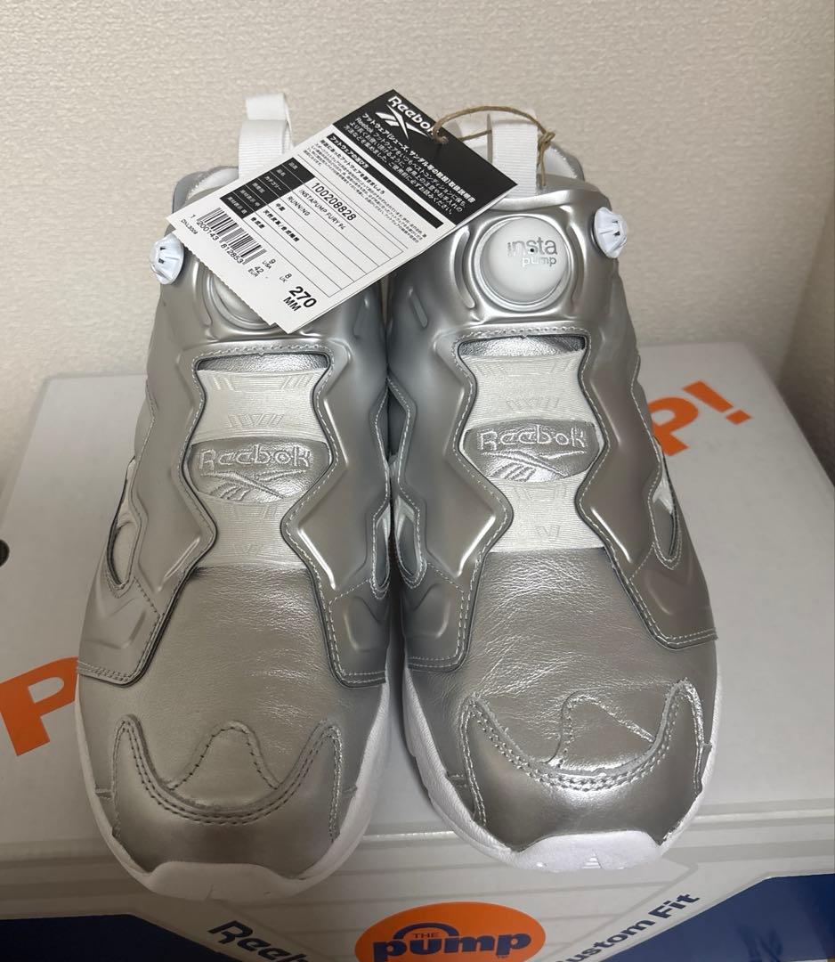 稲葉浩志モデル Reebok インスタポンプフューリー　シルバー 27.0cm