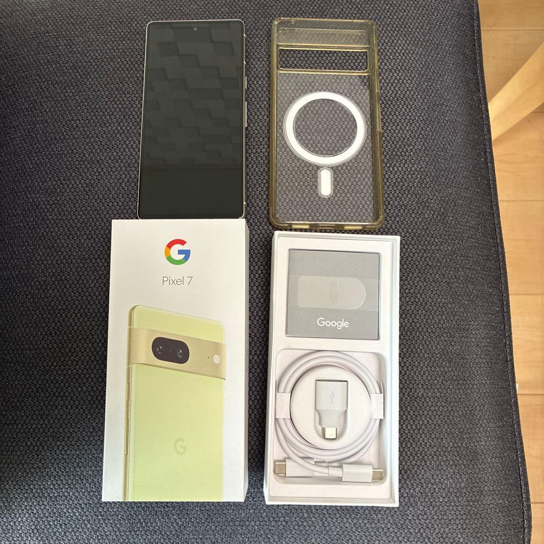 ☆美品☆ Google Pixel 7 128GB Lemongrass