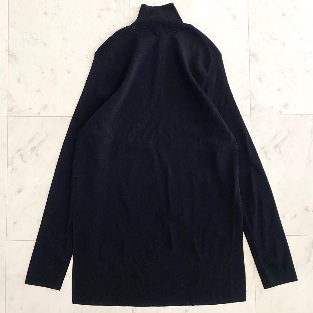 美品 アドーア ADORE クリアドライニット 現行モデル ブラック 38